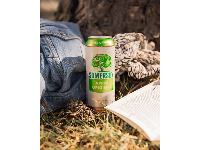 Somersby Apple Original Cider 4 x 0.5 l Spritziger Cider mit fruchtigem Apfelaroma