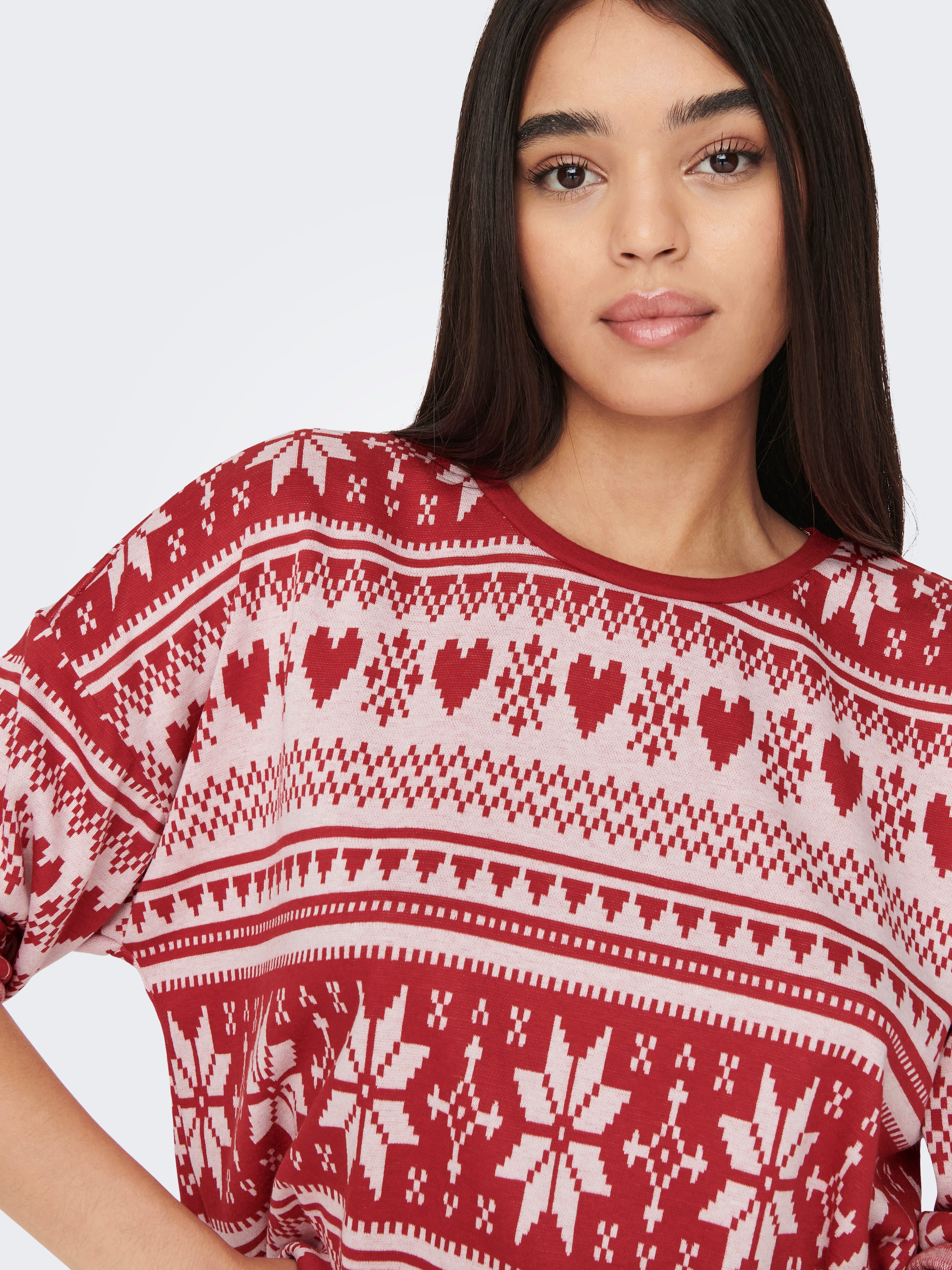 JDYSANTA Top True Red