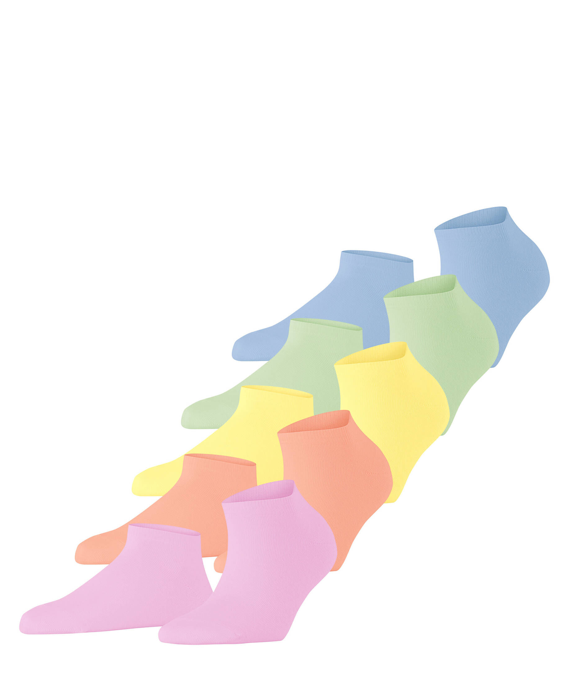 Esprit| Damen Sneakersocken Solid-Mix 5-Pack