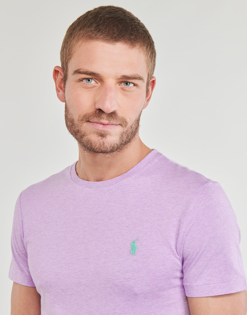 Polo Ralph Lauren - T-SHIRT AJUSTE EN COTON Lilas / Pastel / Púrpura / Heather