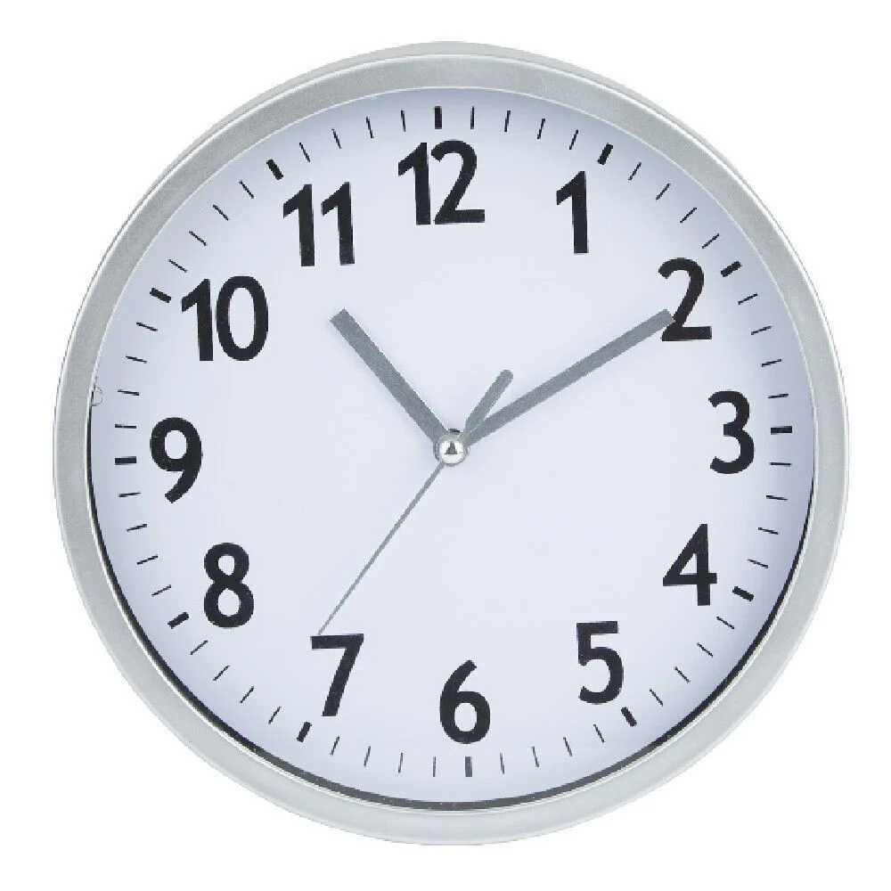 Horloge ronde en métal Ø20 cm