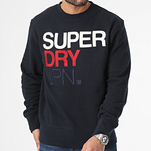 Sweat Crewneck Brand Mark M2013594A Bleu Marine