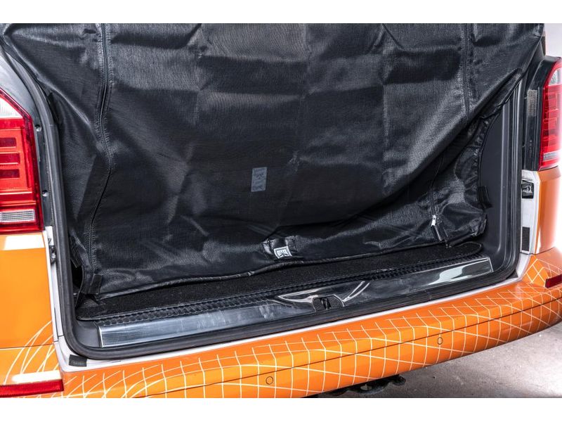 Van Quito Heckmoskitonetz, fine-mesh VW T5/T6/T6.1 Heckmoskitonetz Reissverschluss, Maschenweite Fine-mesh