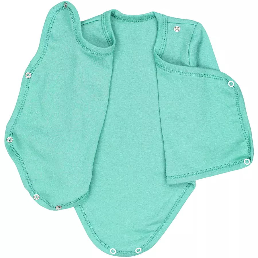 TupTam Baby Langarm Wickelbody im 5er Set blau