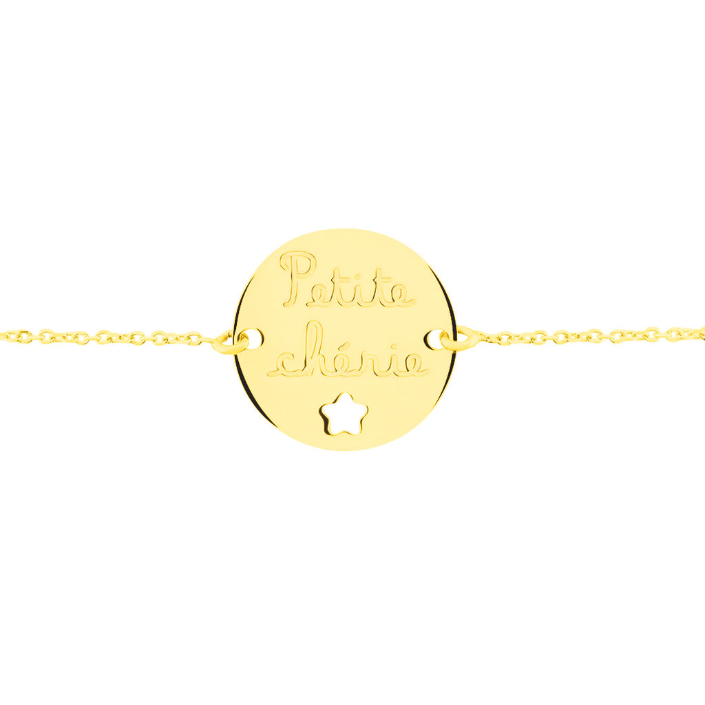 Bracelet Benedicte Message Or Jaune