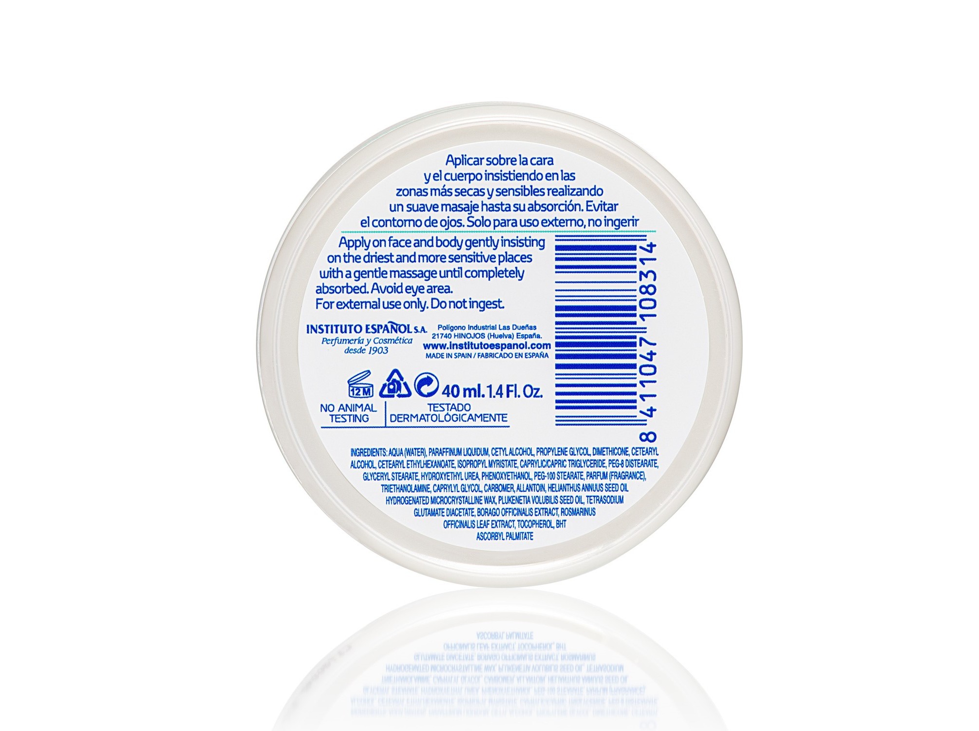 CREME CORPO INSTITUTO ESPAÑOL PELES ATÓPICAS 40 ML