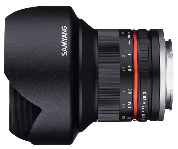 Samyang - Vidvinkel objektiv - 12 mm - f/2.0 NCS CS - Sony E-mount - for Sony Cinema Line; a VLOGCAM; a1; a1 II; a6700; a7 IV; a7C; a7C II; a7CR; a7R V; a9 III