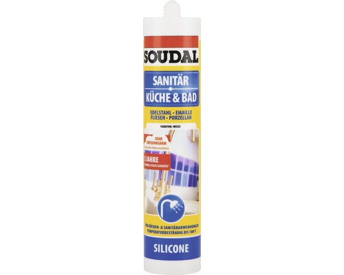 Soudal Keuken & Badkamer Siliconen Transparant 300 ml