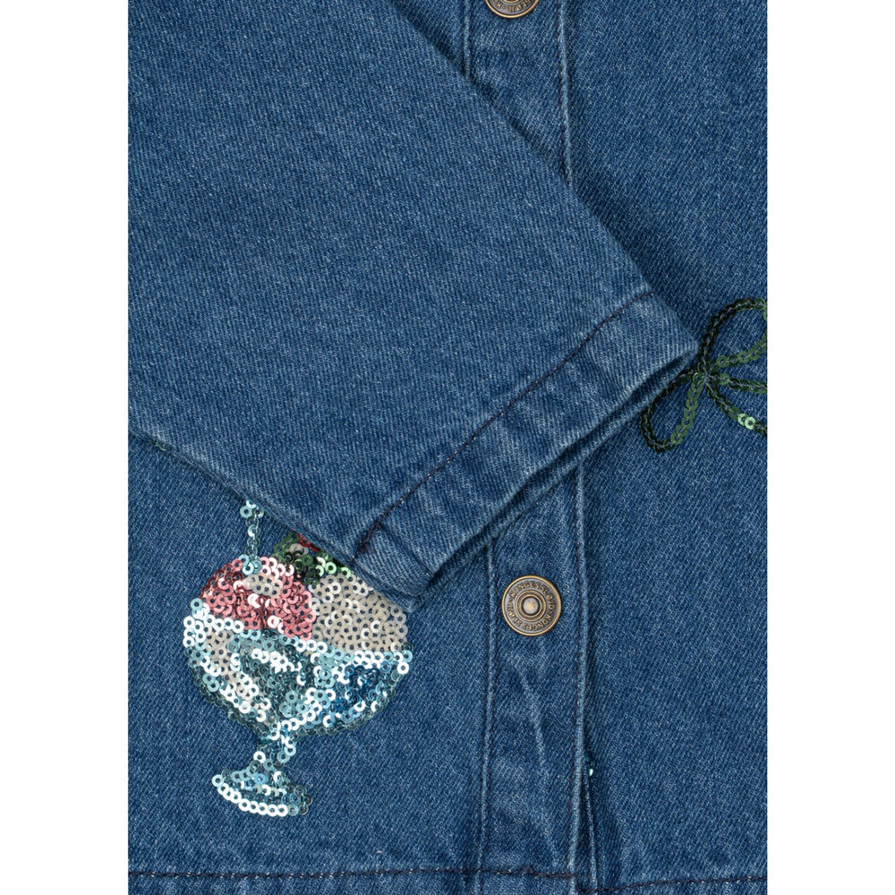 Køb Konges Sløjd Gelato Magot Paliet Denim Jakke Gots
