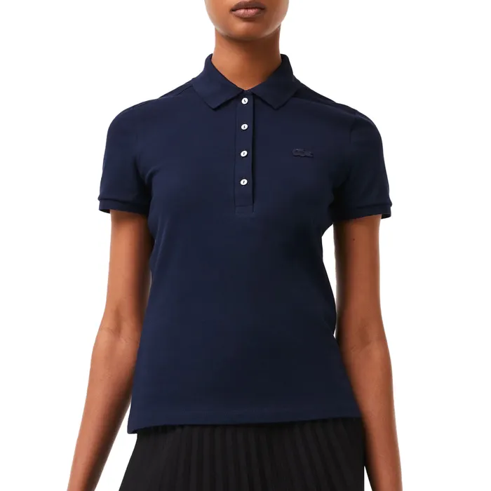 Lacoste Piqué Stretch Polo Dames