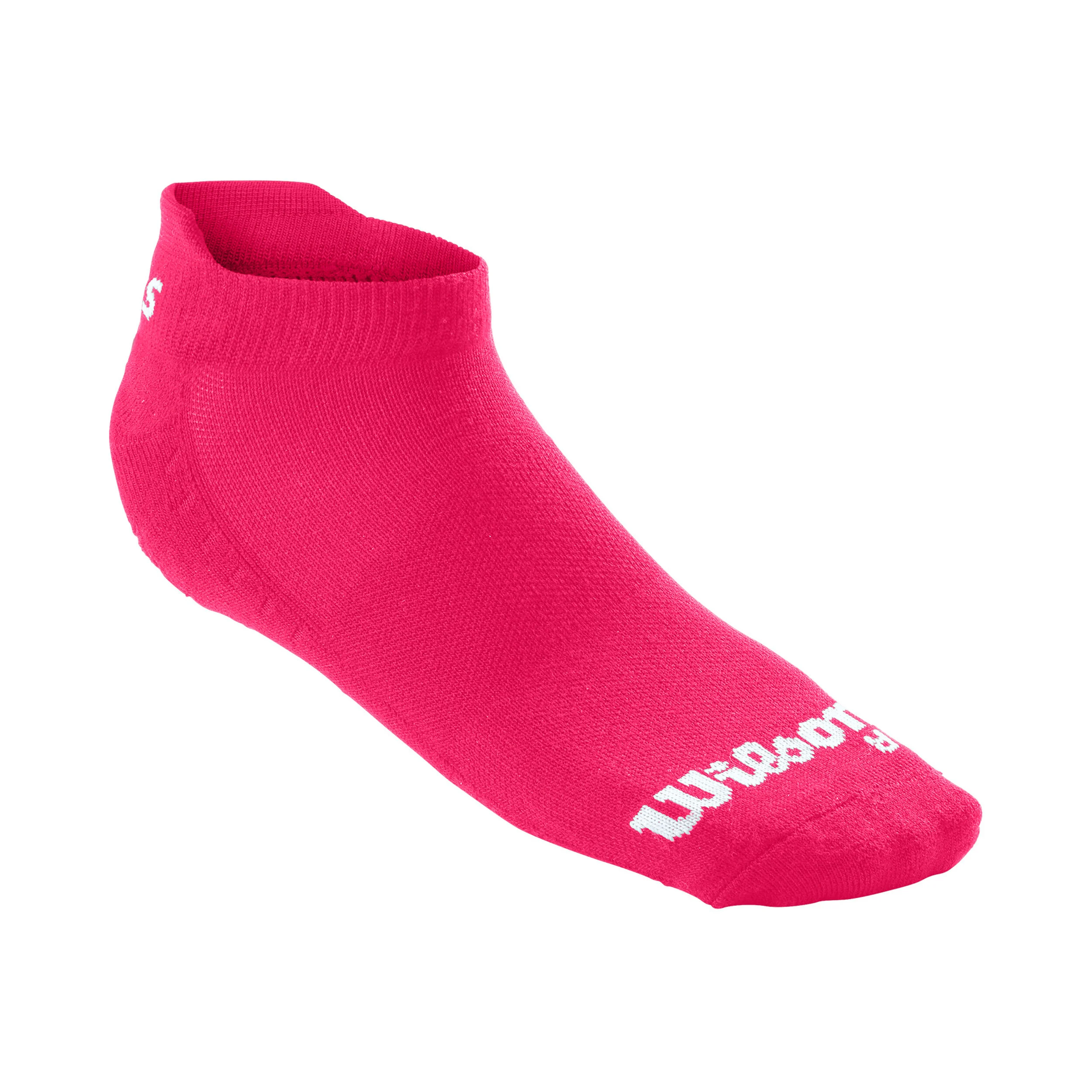 Wilson Kaos II No Show Chaussettes De Tennis - Rouge , Blanc