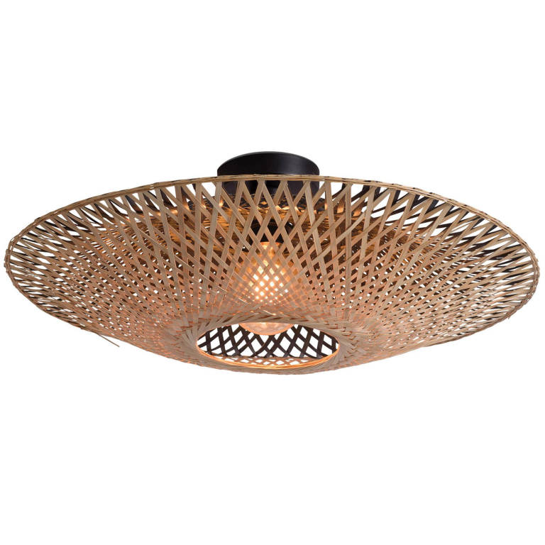 Good&Mojo Kalimantan plafondlamp large Ø87 naturel