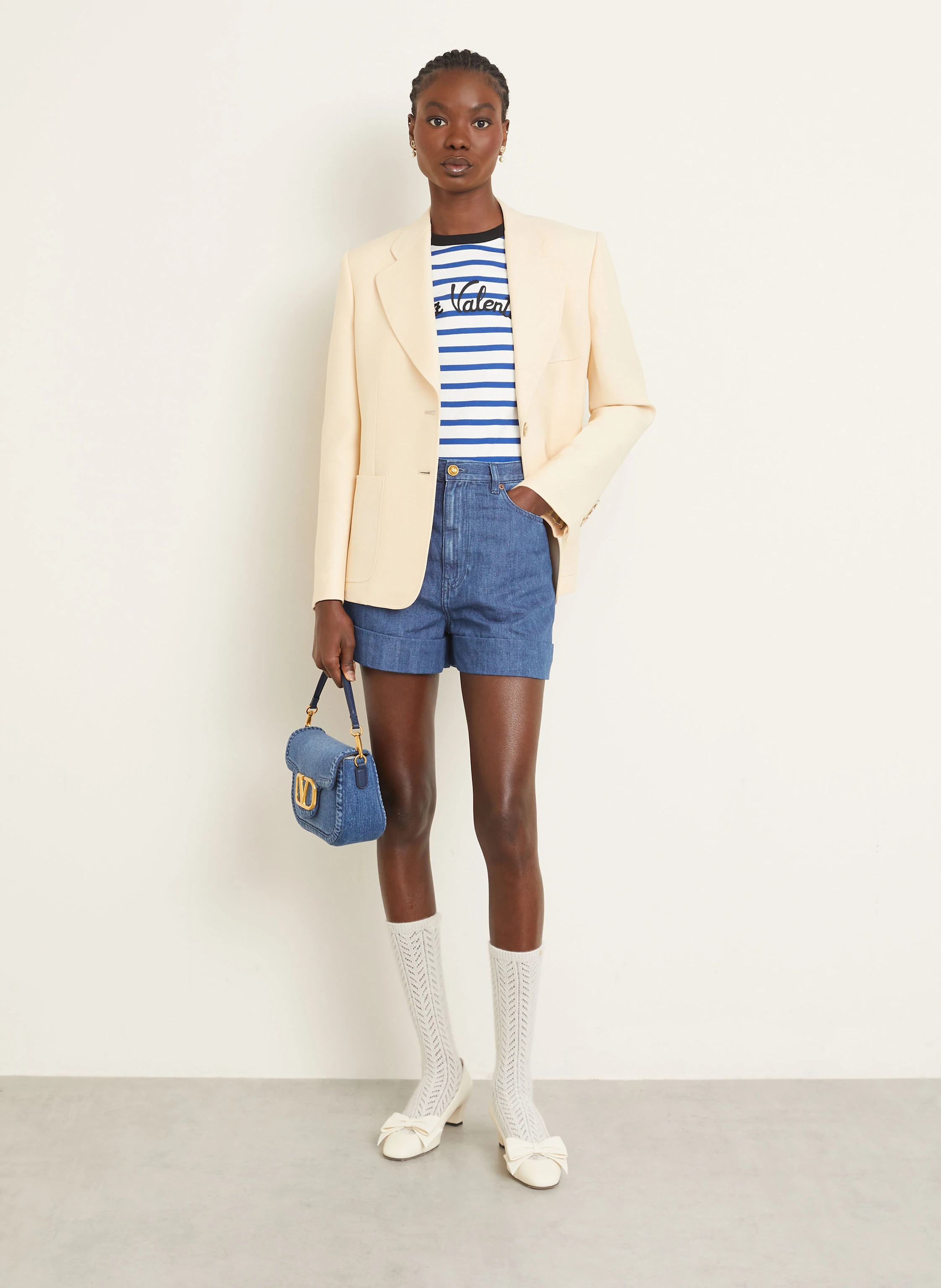 VALENTINO Jeansshorts