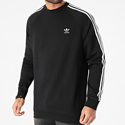 Sweat Crewneck A Bandes 3 Stripes GN3487 Noir