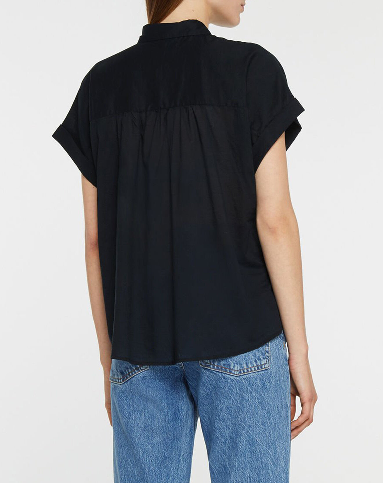 Tommy Hilfiger Top Relaxed noir
