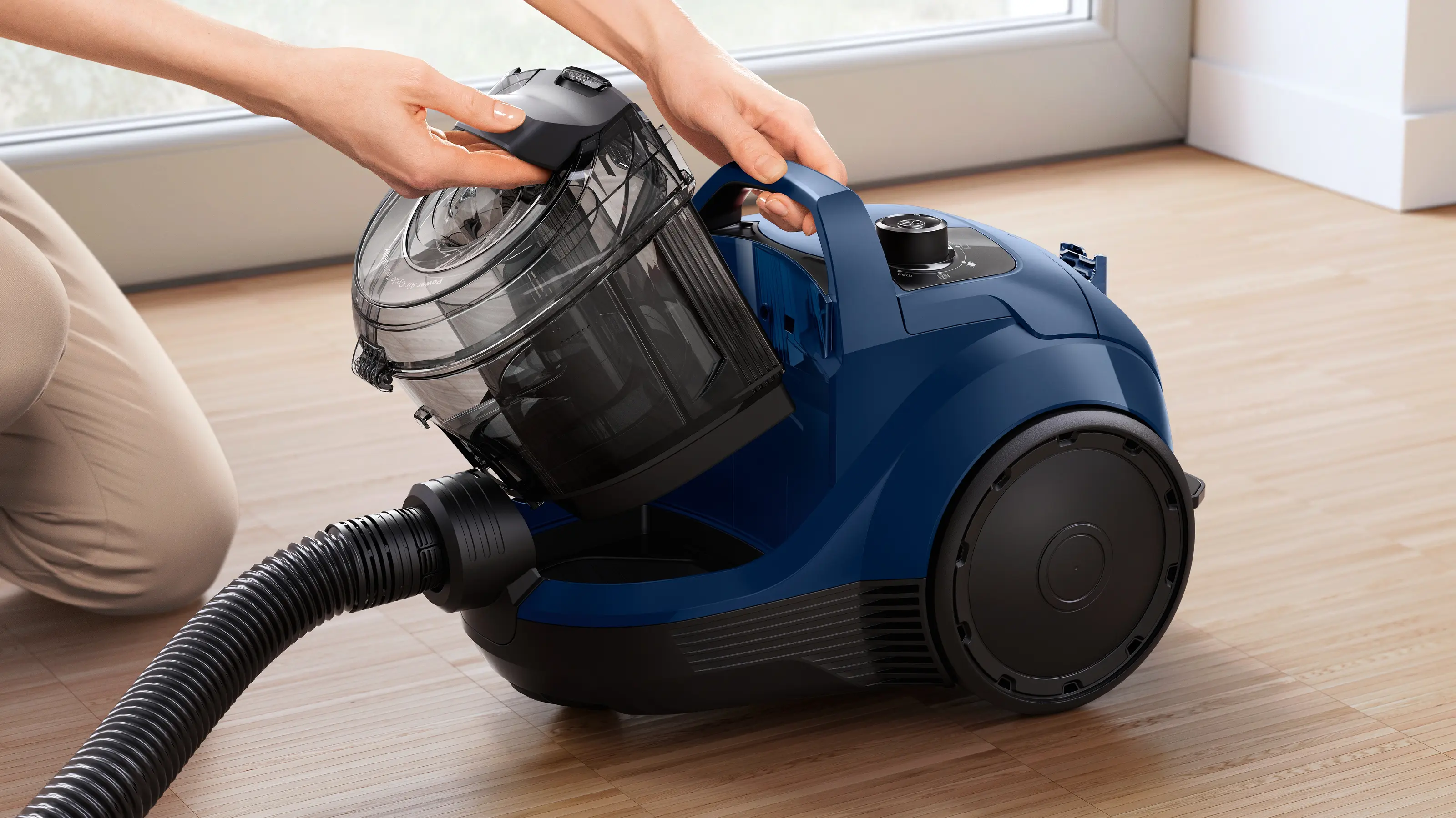 Serie 4 Stofzuiger zonder zak Blauw