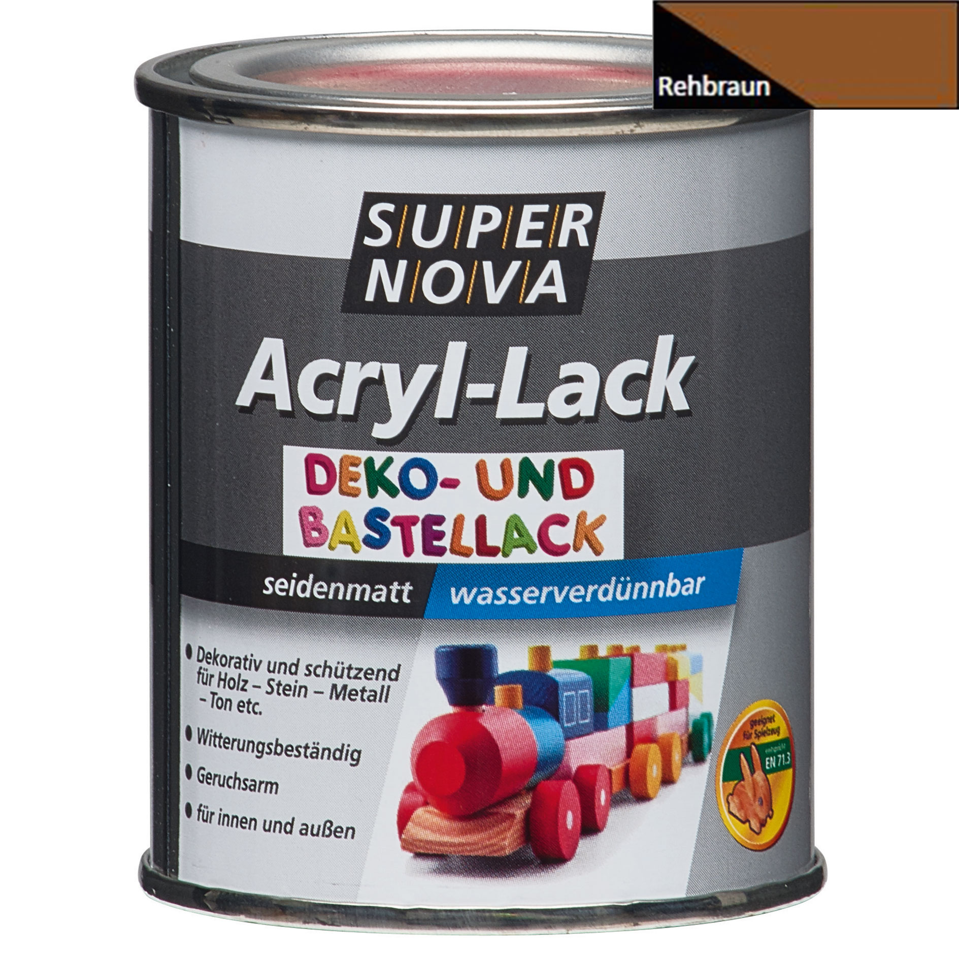 Acryl-Bastellack - rehbraun - 125 ml