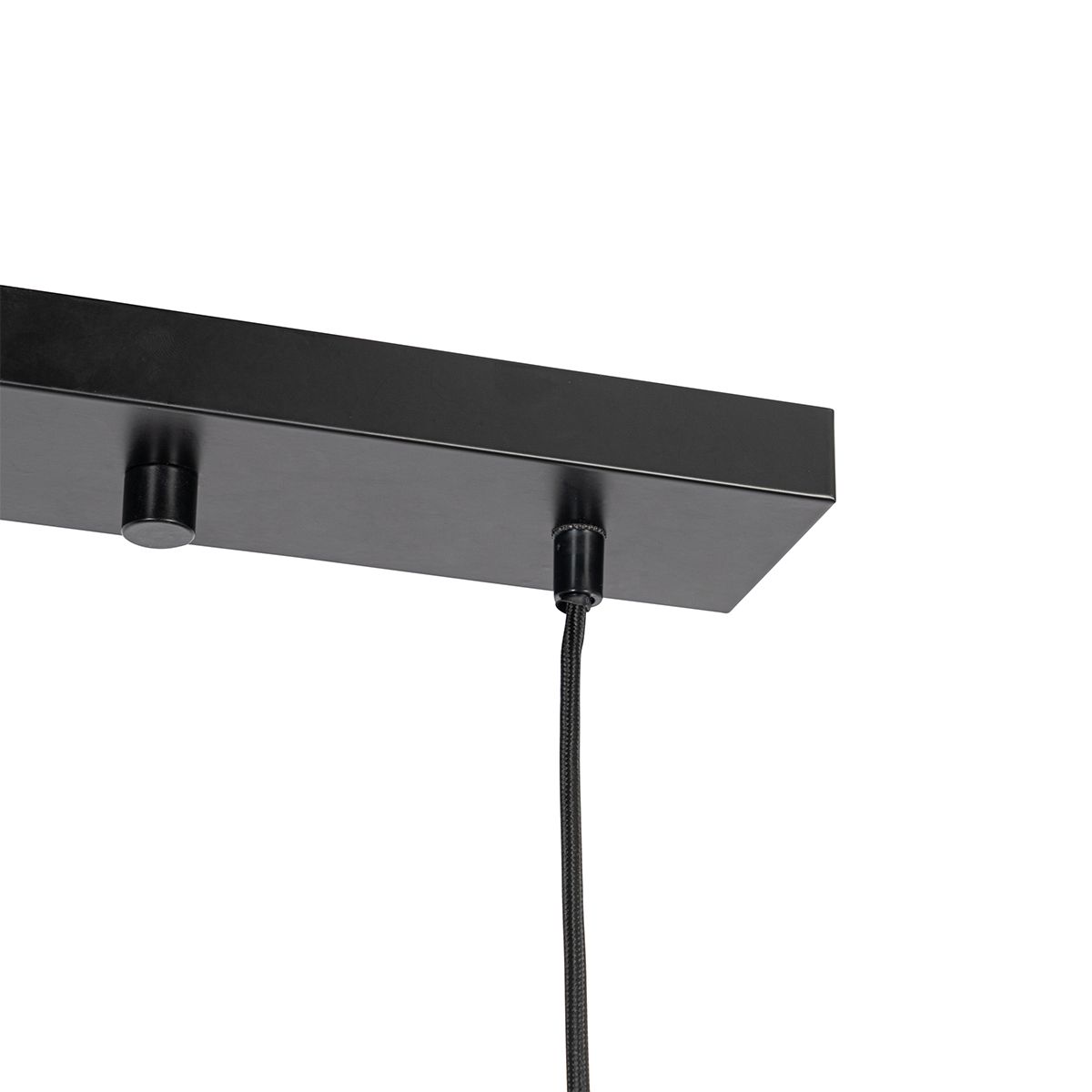 Oosterse hanglamp bamboe 3-lichts langwerpig - Amira