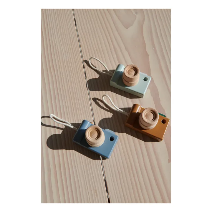 Liewood Appareil Photo Michael en bois | Bleu gris