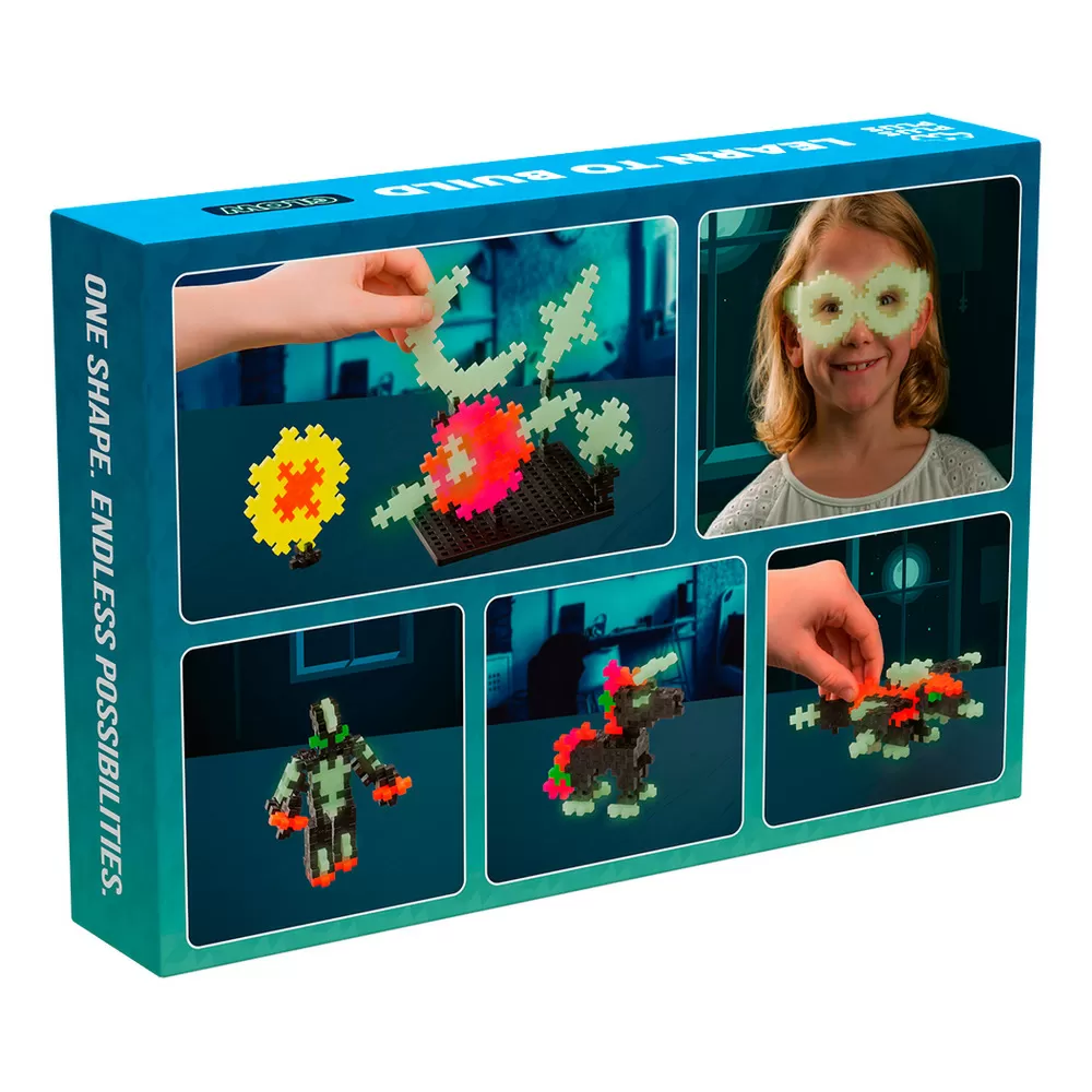Plus-Plus Learn to build Glow - 500 stk.