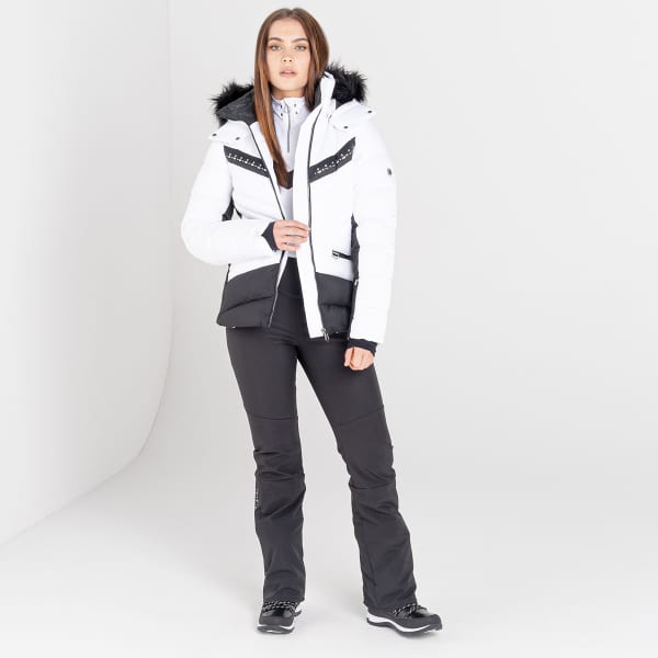Veste de ski DARE 2B BEJEWEL II JKT WHITE BLACK