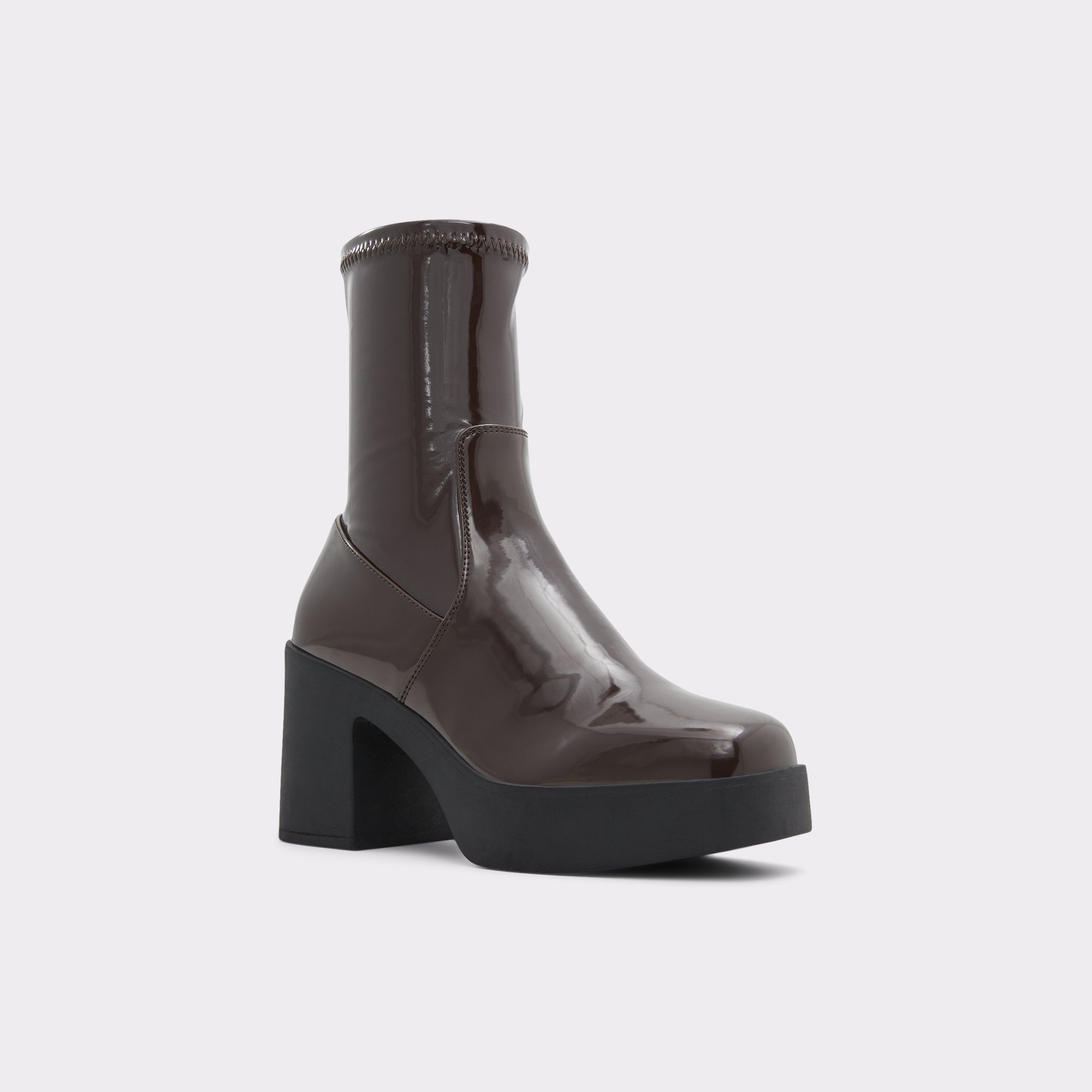 Upstep Dark Brown Women Ankle boots