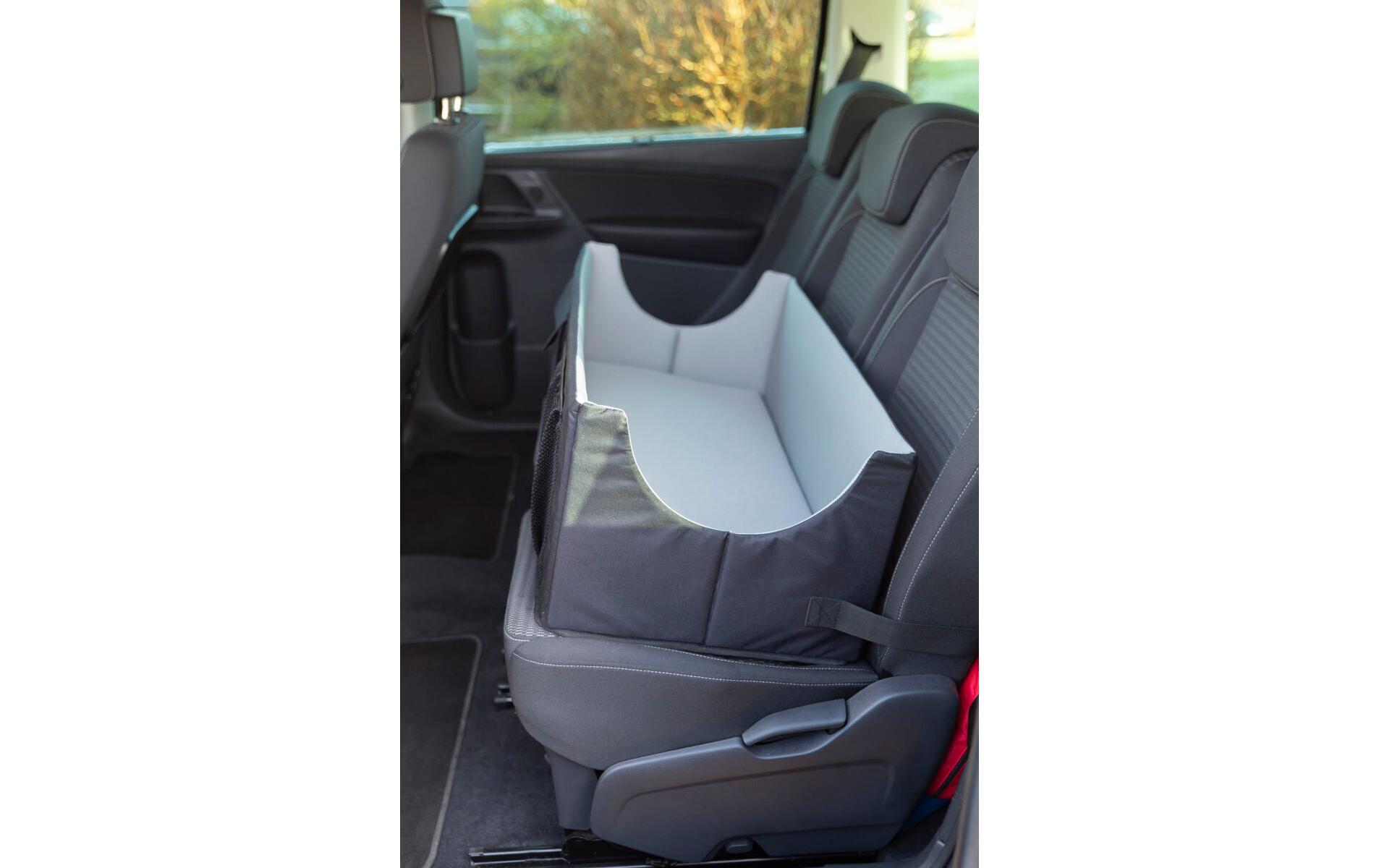 Autositz Doppelt, 80 × 28 × 39 cm, Schwarz/GrauAuto-Zubehör