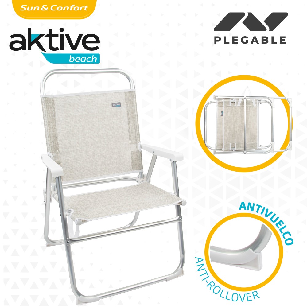 Silla Playa Plegable Fija Aktive Beach
