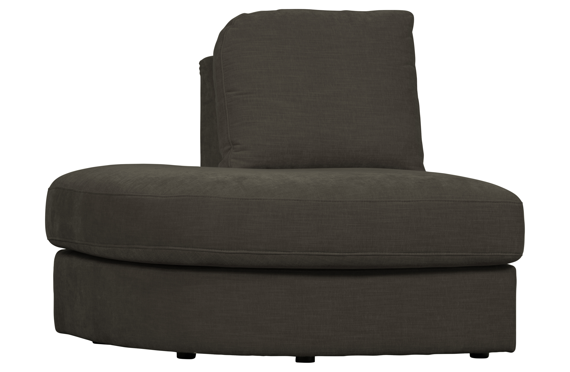 vtwonen 1-zits element Family ronde hoek links Family 1-zits Element Ronde Hoek Links - Antraciet