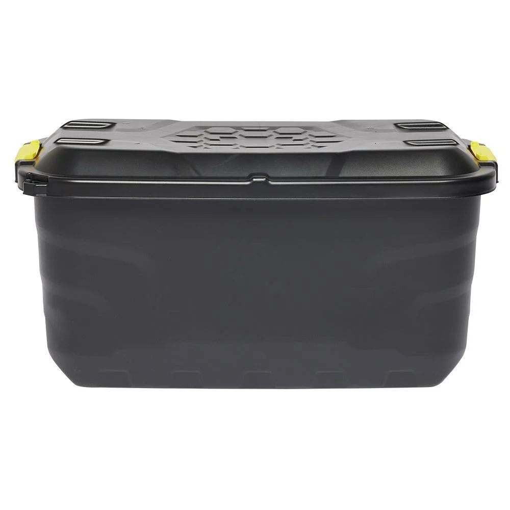 Box de rangement brico noir 75L