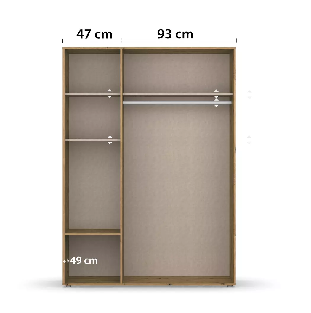 Kleiderschrank Voyager 140 x 194 cm