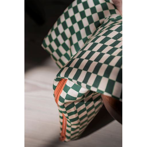 Mette Ditmer Mini Sengesæt, Pine Green/Tan, 140x220 cm
