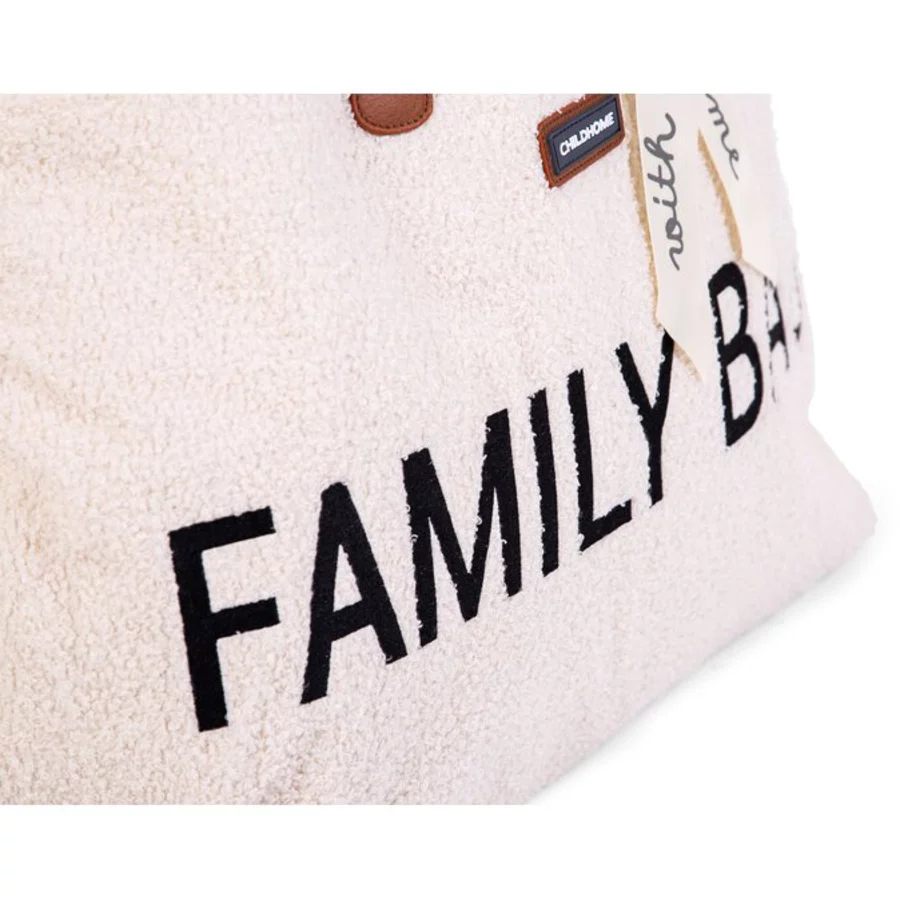 CHILDHOME Family Bag Teddy altweiß