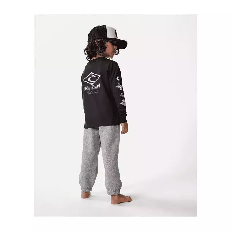 Teeshirt junior RIPCURL Shred Town Ls Tee - Boy Washed Black 45019