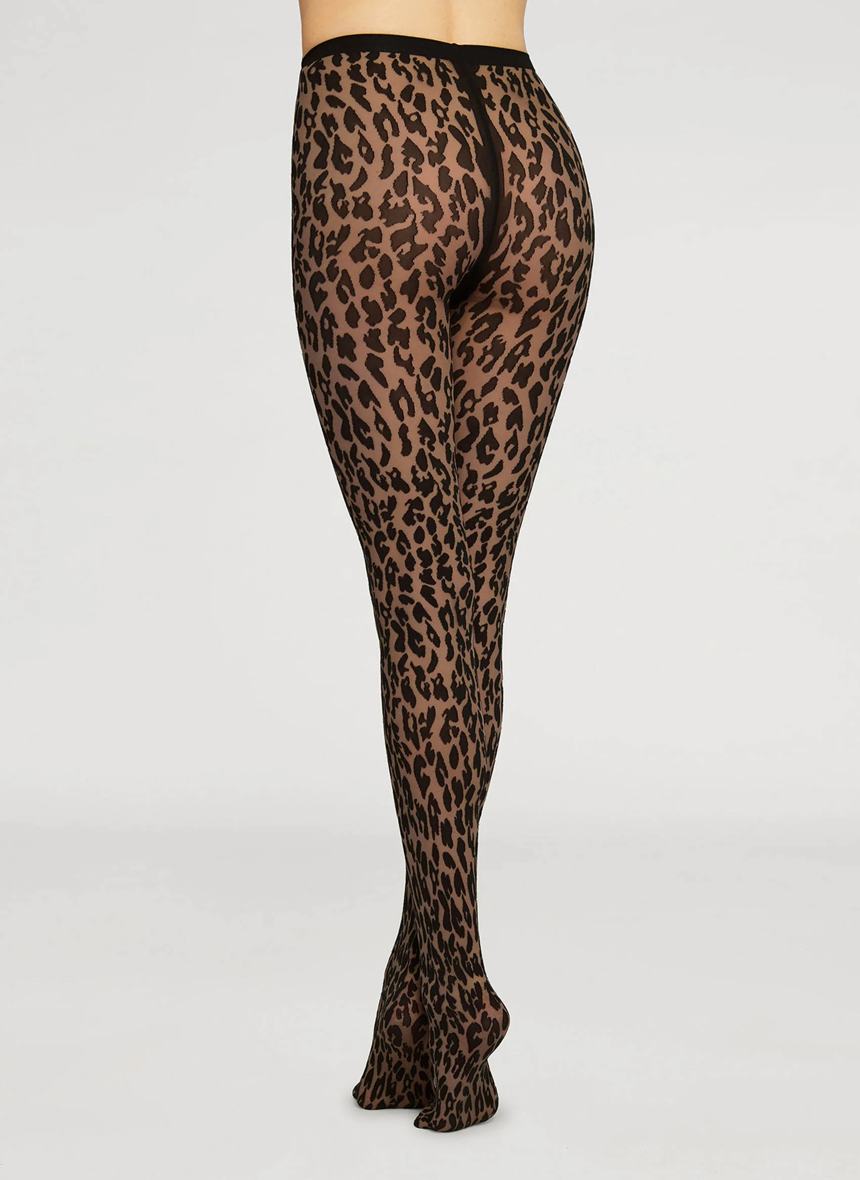 LEO - Collants motif animalier | Noir