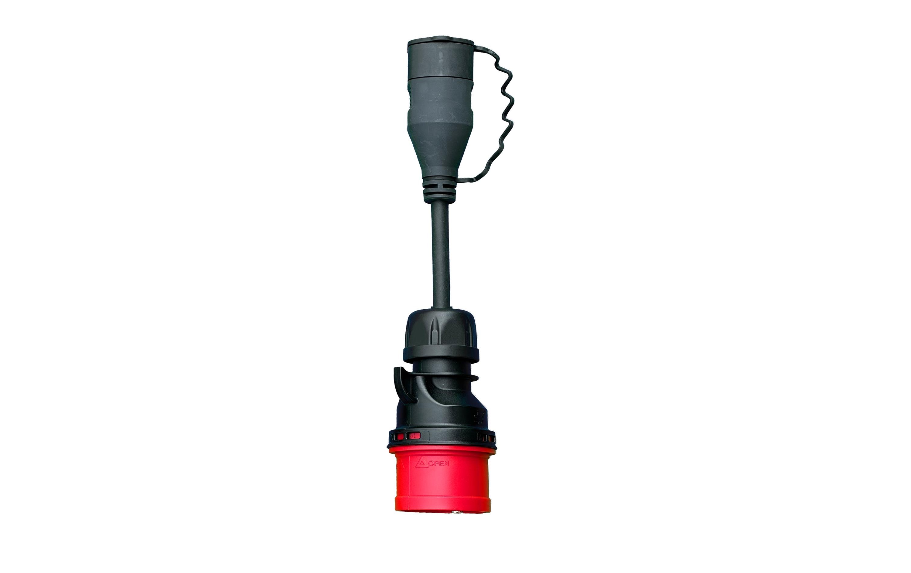 Adapter auf CEE32-5 für EV Buddy Pro SmartZur Ladung an einer CEE32-5 (400 V/32A) Industriesteckdose mit bis zu 11 kW.