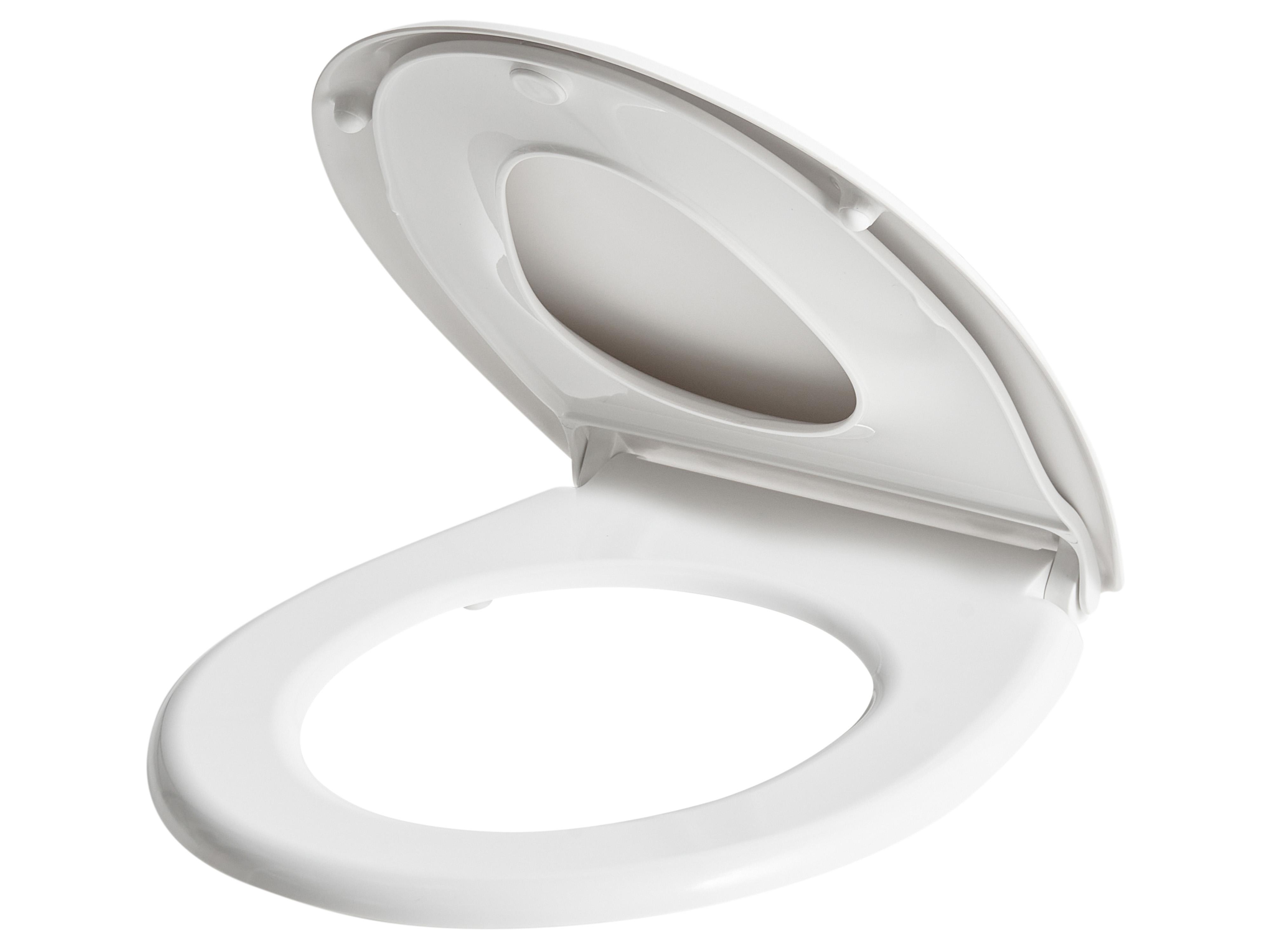 Toiletbril FAGNANO soft-close 2 in 1 Duroplast Wit