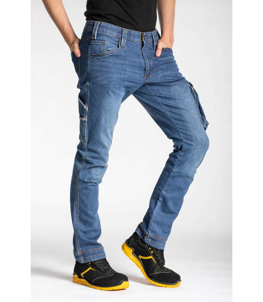 Jeans de travail workwear stretch coupe confort JOB DENIM