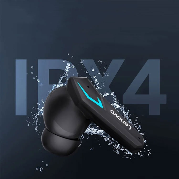 TG102 TWS Bluetooth 5.4 In-Ear Kopfhörer Gaming Headset mit KI-Noise-Reduction   Ladecase (300mAh) - Schwarz
