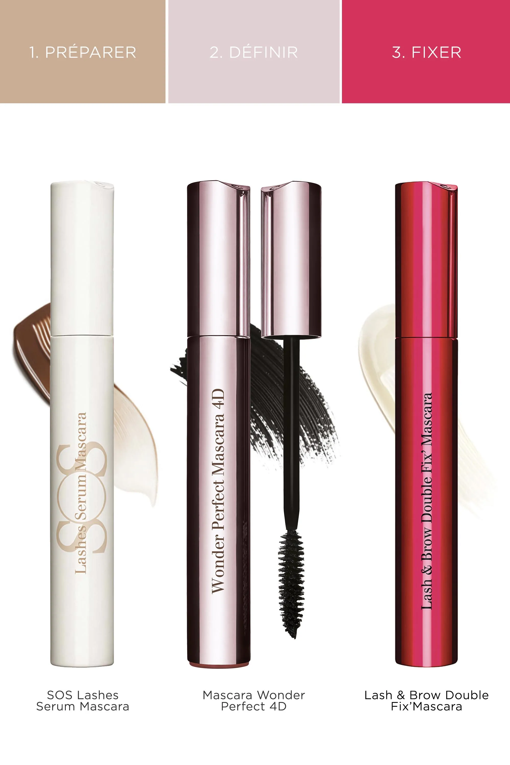 Clarins Mascara volume et longueur Wonder Perfect 4D-8 ml