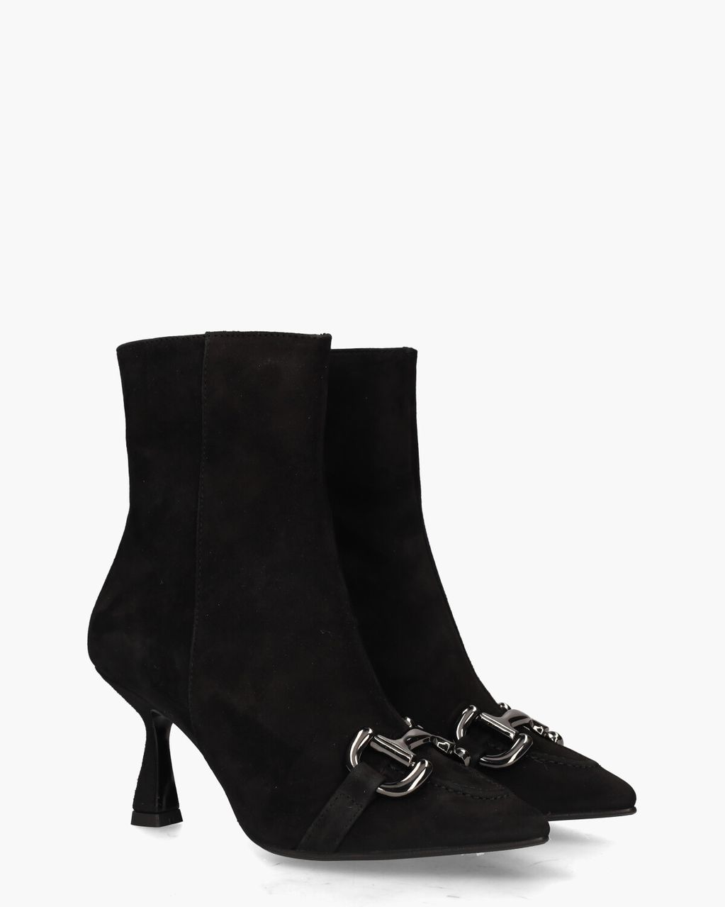 Marian Ante Zwart Dames Enkelboots