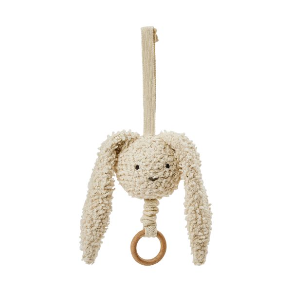 Smallstuff Rabbit Muziekmobiel Off White Bouclé