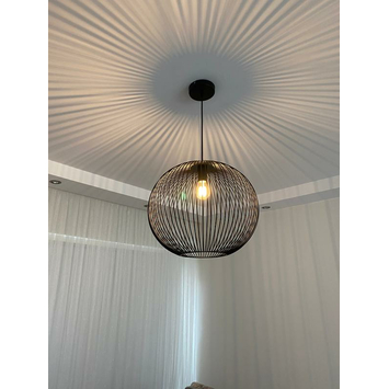 GAMMA hanglamp Nikki zwart Ø44 cm