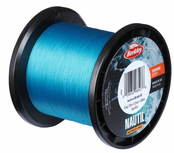 Tresse Berkley NAUTIL Braidx8 150m AquaBlue
