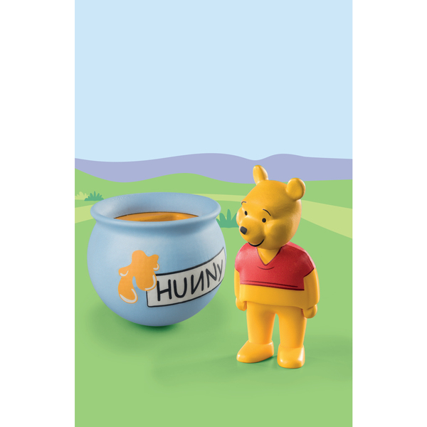 71318 - Playmobil 1.2.3 - Winnie l'ourson et culbuto pot de miel