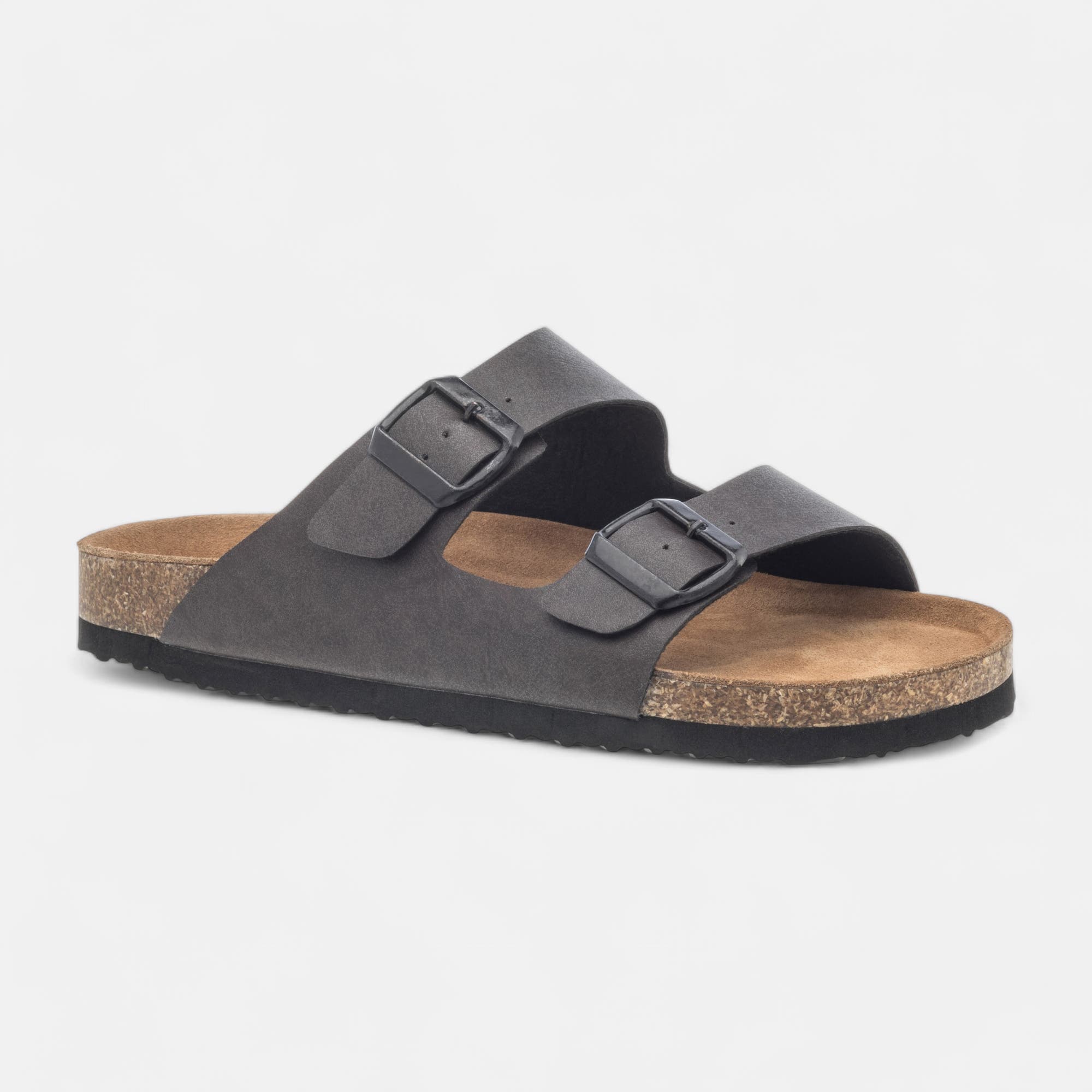 Mules semelle liège Homme marron
