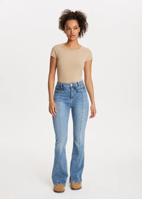 Basic t-shirt zand (ZAND)