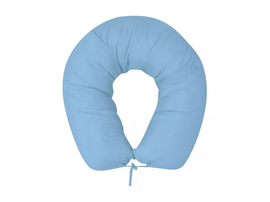 Coussin de grossesse 40x170 Bleu clair