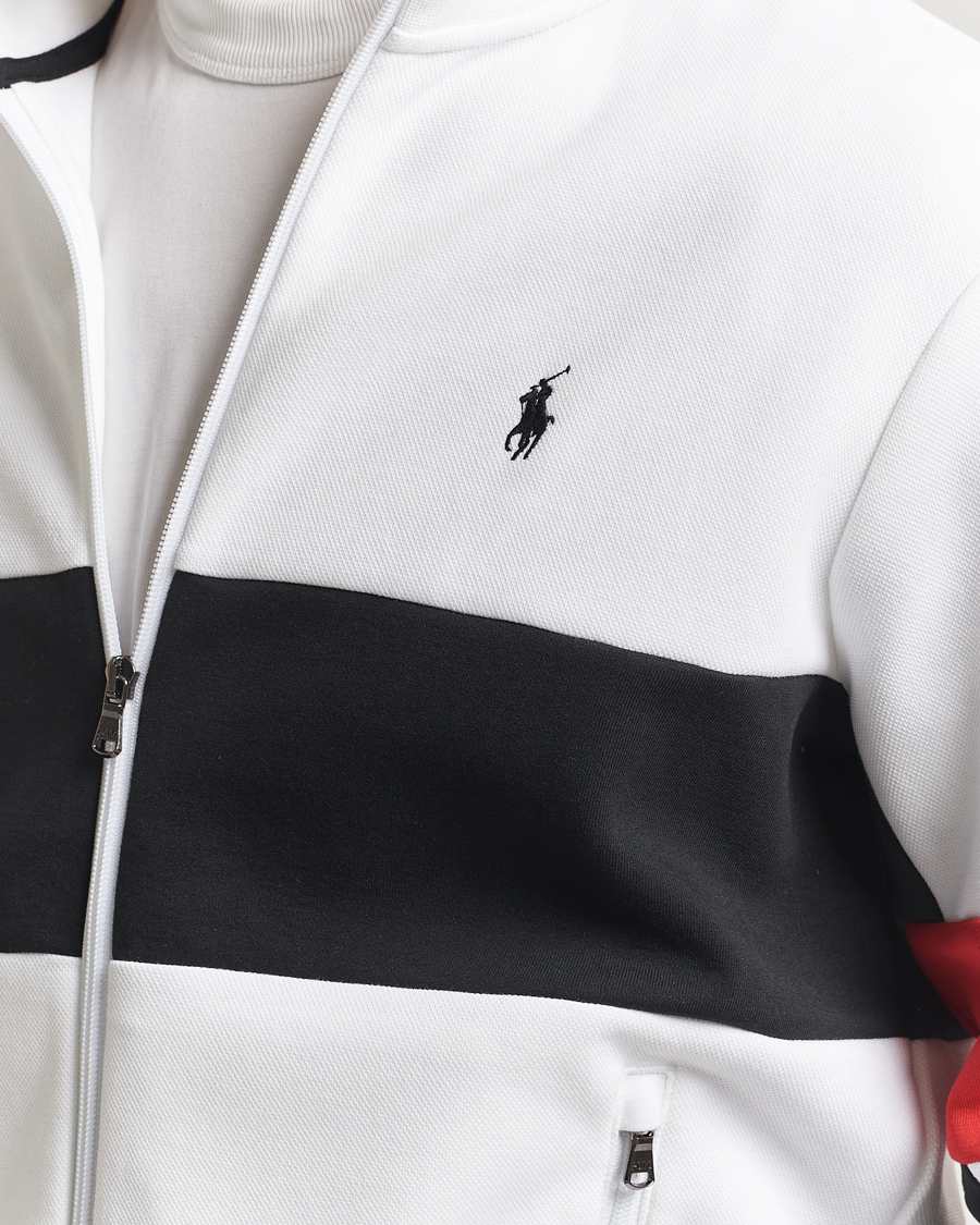 Polo Ralph Lauren Striped Track Jacket Ceramic White/Multi
