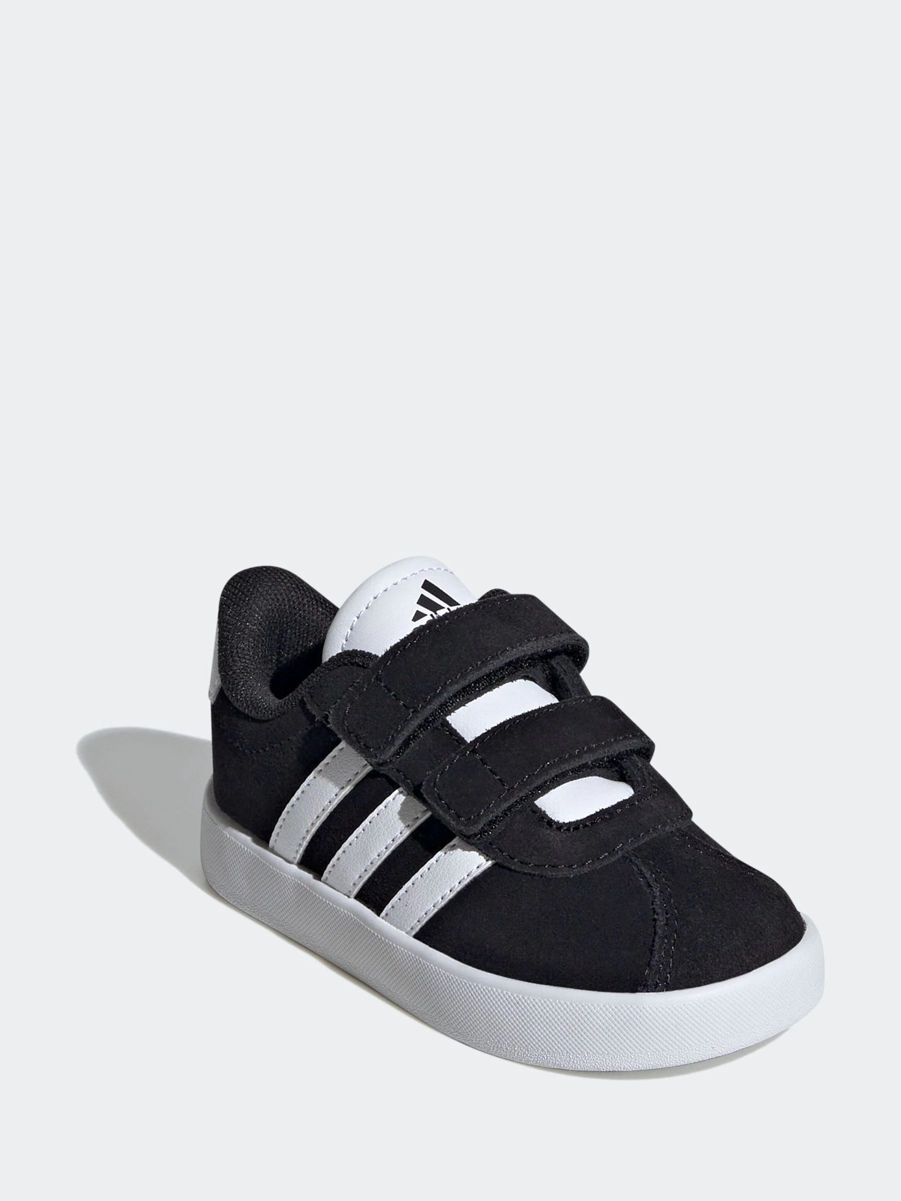 Zwart - adidas Vl Court 3.0 Klittenbandsneakers voor zuigelingen
